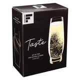 FREEFORM Sekt-Gläser im 2er-Set, klare 275 ml Gläser für Sekt und Champagner, elegante Trinkgläser.