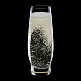 FREEFORM Sekt-Gläser im 2er-Set, klare Gläser mit 275 ml Fassungsvermögen für prickelnde Getränke, elegantes Design