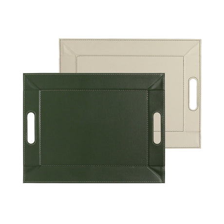 Wendetablett von Freeform, 2-in-1 Tablett und Tischset DUO, kleines, modernes Wendetablett mit beidseitigem Design.
