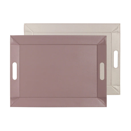 Wendetablett von Freeform, 2-in-1 Tablett und Tischset Duo, kleine, praktische Oberfläche mit abwechselndem Design.