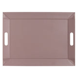 Wendetablett von Freeform, 2-in-1 Tablett und Tischset, groß, altrosa und steinfarben, zeigt beidseitige Designs