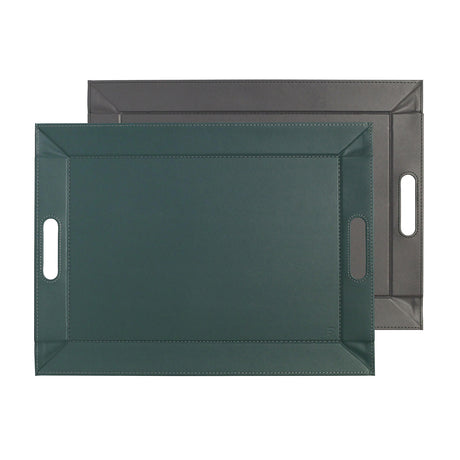 Wendetablett von Freeform, 2-in-1 Tablett und Tischset DUO, kleines, mit abwechselbarem Design, auf einer glatten Oberfläche.