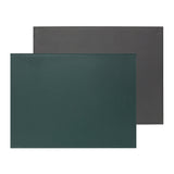 Platzset DUO von FREEFORM in petrol und anthrazit, rechteckiges Tischset aus Stoff, bequem und stilvoll.