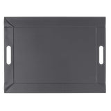 Wendetablett von Freeform, 2-in-1 Tablett und Tischset Duo, klein, mit beidseitigem Design und Griffen, aus Holz oder Kunststoff