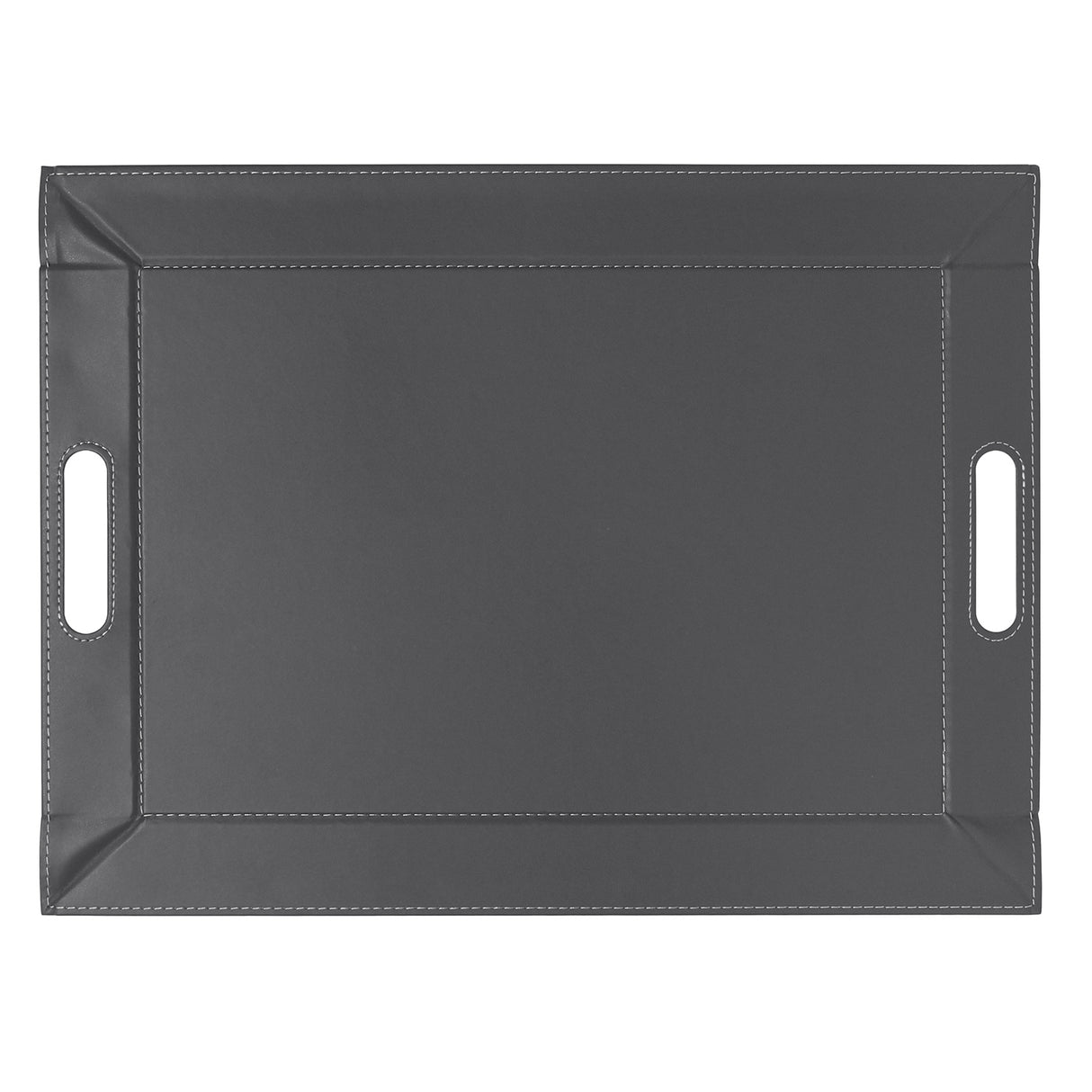 Wendetablett von Freeform, 2-in-1 Tablett und Tischset, Flieder und Grau, kleine Größe, beidseitig nutzbar.