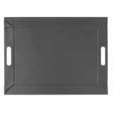 Wendetablett von Freeform, 2-in-1 Tablett und Tischset, Flieder und Grau, kleine Größe, beidseitig nutzbar.