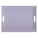 Wendetablett von Freeform, 2-in-1 Tablett und Tischset, klein in Flieder und Grau, zeigt die doppelseitige, farbige Oberfläche.