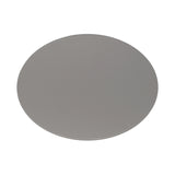 Ovales Platzset von FREEFORM, Duo in Grau und Weiß, aus Stoff, geeignet für Tische, blickdicht und robust.
