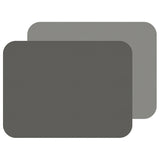 Fleximats Platzsets, 2er Set von FREEFORM, runde Tischsets aus flexiblem Material, ideal für den Esstisch, moderne Gestaltung