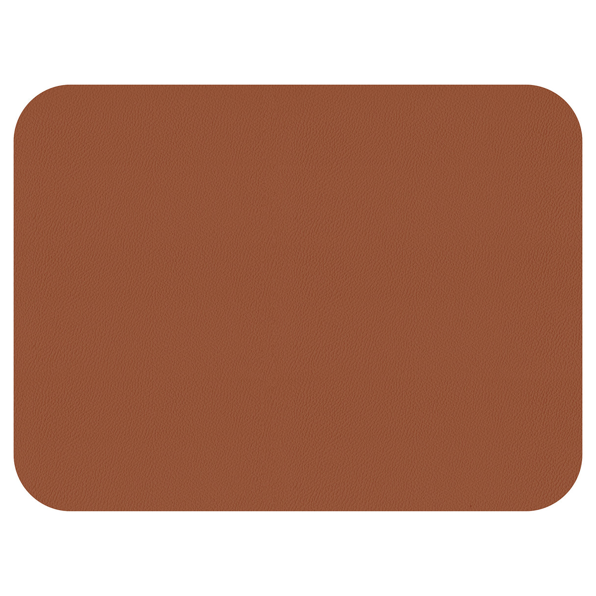 Zwei flexible Tischsets von Freeform in Cognac und Schwarz, modernes Design, ideal für Esstische, Schutz vor Kratzern.