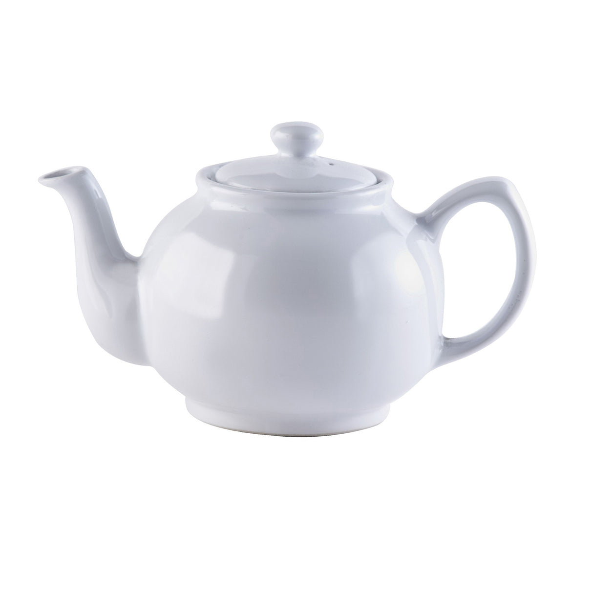 Weiße Teekanne von PRICE & KENSINGTON, elegante Teekanne aus Keramik, ideal für Tee-Genuss, abgebildet auf einem weißen Hintergrund