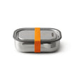 BLACK+BLUM Lunchbox Classic in Orange, 1000 ml, aus robustem Kunststoff mit Deckel und Fächern für Mahlzeiten.