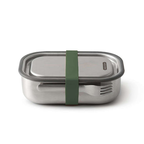 Edelstahl Lunchbox von black+blum mit Vakuumverschluss, 1000 ml Fassungsvermögen, elegante und praktische Aufbewahrungslösung