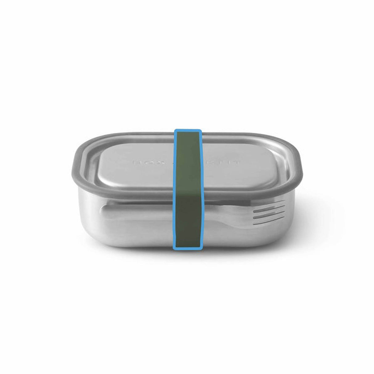 Schwarzes BLACK+BLUM Silikonband als Ersatzteil für Edelstahl-Uhren oder -Behälter, flexible und langlebige Silikonqualität
