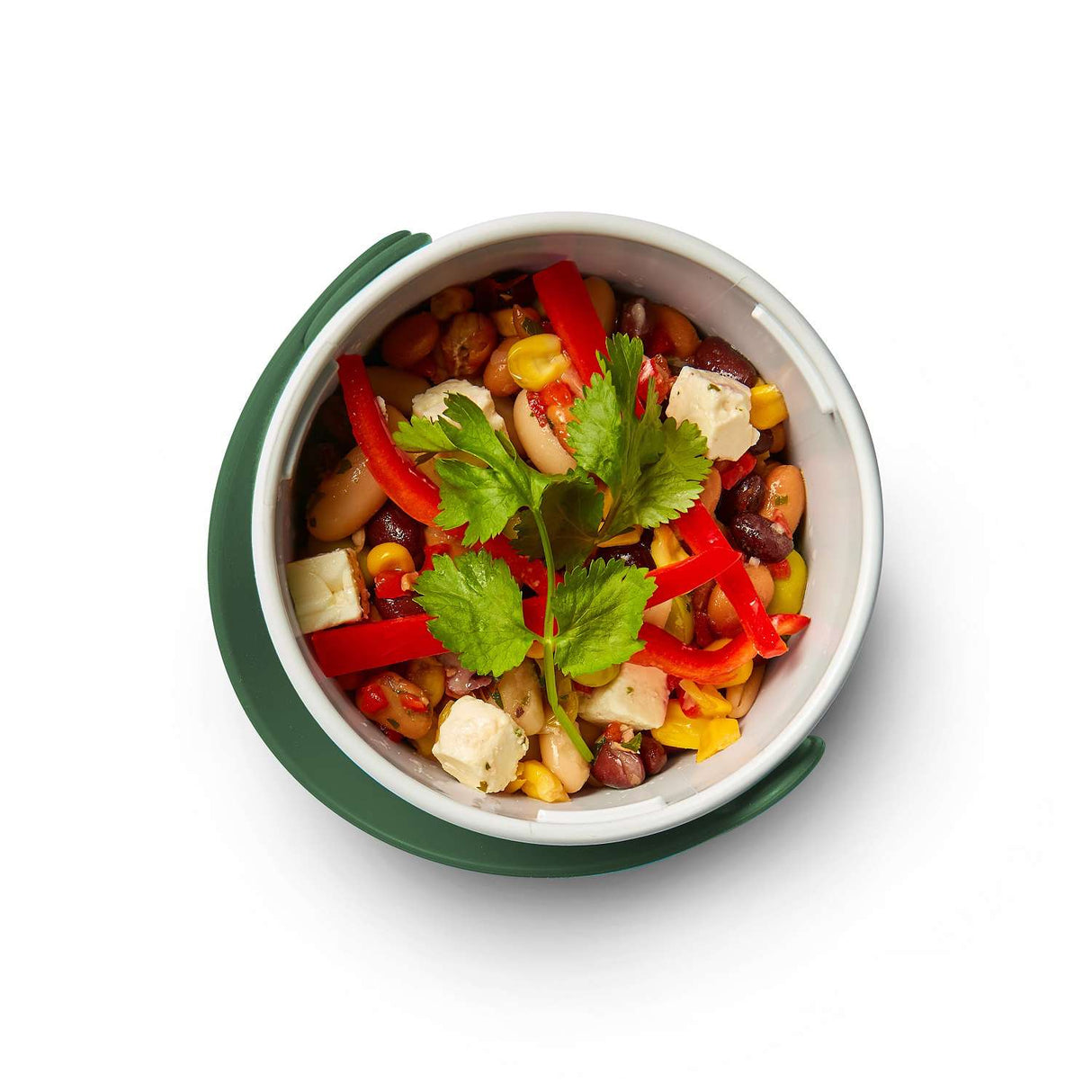Schwarze+Blum Lunchpot ORIGNAL in Olive, 900 ml, mit Deckel und transparentem Fenster, ideal für Mittagessen und unterwegs.