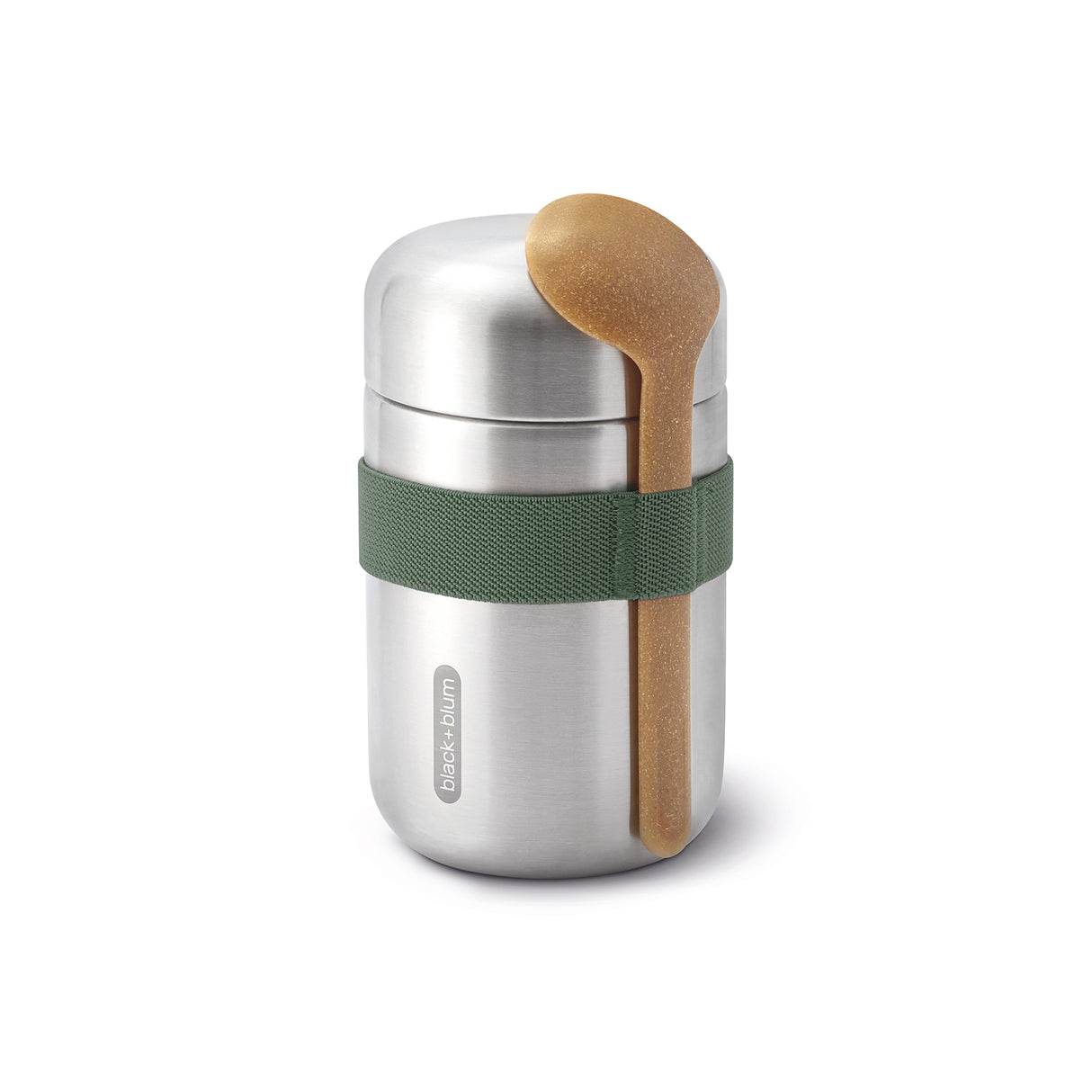 BLACK+BLUM Lunchbecher, Food Flask in orange, aus langlebigem Edelstahl, ideal für unterwegs und zum Mitnehmen.