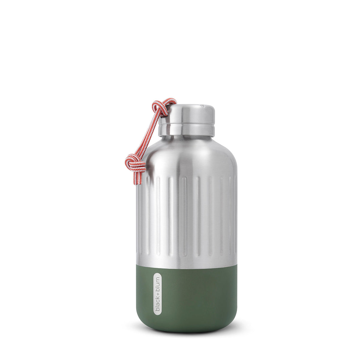 Isolierflasche von BLACK+BLUM Explorer in Orange, langlebig und isolierend, für heiße und kalte Getränke unterwegs