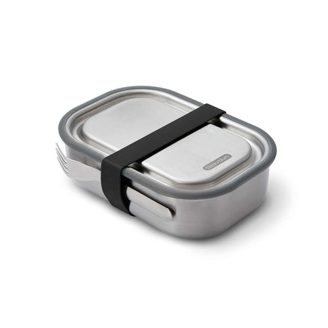 Edelstahl-Lunchbox von black+blum mit Vakuumverschluss, 1000 ml, für frisches und sicheres Aufbewahren von Mahlzeiten.