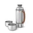 Edelstahl-Thermoflasche von BLACK+BLUM, Explorer-Design, 1 Liter Kapazität, langlebig und stilvoll für heiße und kalte Getränke