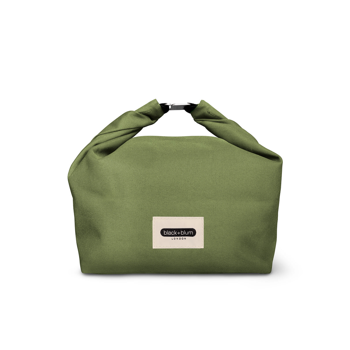 Schwarze BLACK+BLUM Lunchbag mit 6,7 Litern Fassungsvermögen, isolierte Lunch-Tasche aus robustem Material.