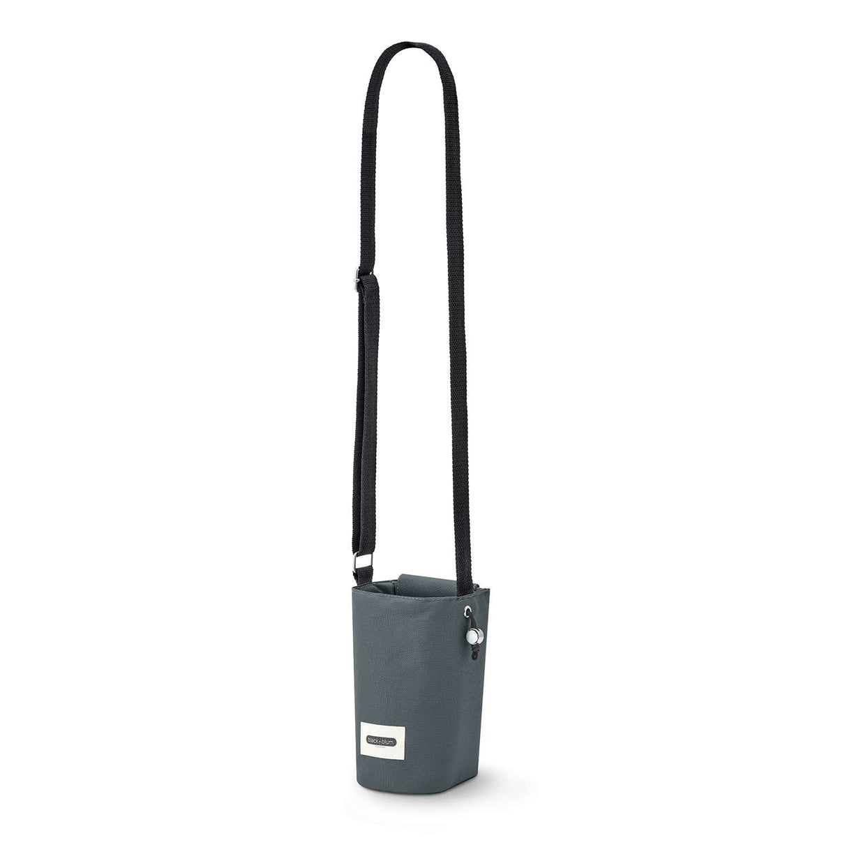 Isolierte Flaschentasche von black+blum, praktische Kühltasche für Getränke, zeigt das elegante Design und isolierende Innenfutter.