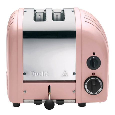 Dualit Toaster Newgen in Pink, 2 Scheiben, modernes Design und langlebige Edelstahl-Optik, für knuspriges Toast.