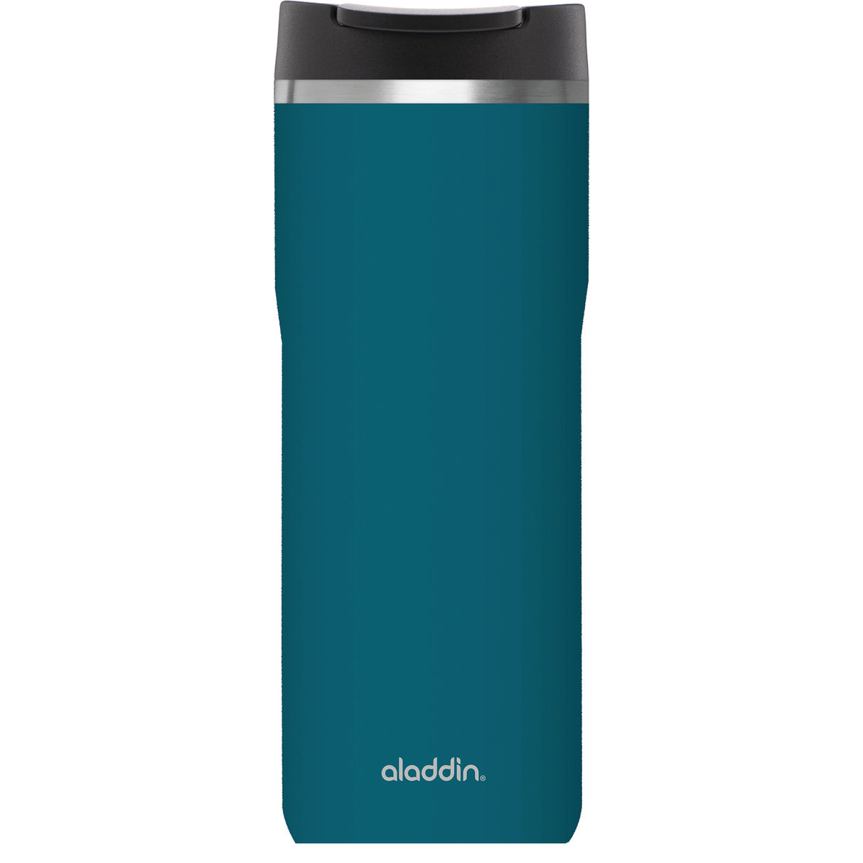 ALADDIN Thermobecher Barista in Marineblau, 470 ml, mit isolierender Edelstahlkonstruktion und rutschfestem Boden.