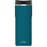 ALADDIN Thermobecher Barista in Marineblau, 470 ml, mit isolierender Edelstahlkonstruktion und rutschfestem Boden.