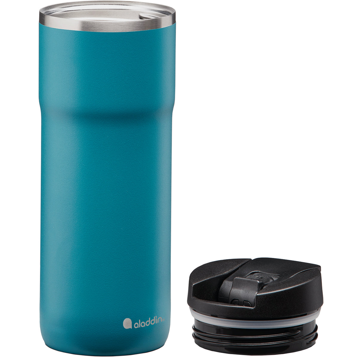 Aladdin Thermobecher Barista in Marine-Blau, 470 ml, isoliert und mit Trinkdeckel, für heiße Getränke.