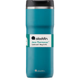 Aladdin Thermobecher Barista, marineblau, 470 ml, isoliert und auslaufsicher für Kaffee oder Tee, mit bequemem Griff.