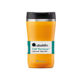 ALADDIN Thermobecher Barista in Sonnen-Gelb, 250 ml, isoliert und stilvoll für heiße Getränke, im modernen Design.