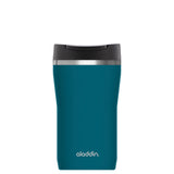 ALADDIN Thermobecher Barista, marineblau, 250 ml, doppelwandiger Isolierbecher für heiße Getränke, auslaufsicher und langlebig