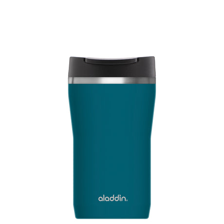 ALADDIN Thermobecher Barista, marineblau, 250 ml, doppelwandiger Isolierbecher für heiße Getränke, auslaufsicher und langlebig