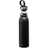 Schwarze ALADDIN Isolierflasche CHILLED, 550 ml, aus Edelstahl, mit Schraubverschluss, für kalte Getränke
