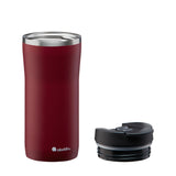 Aladdin Thermobecher Barista in Burgund, 350 ml, doppelwandiger Isolierbecher für Kaffee oder Tee, Nahaufnahme