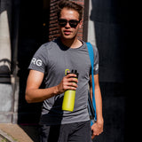Aladdin Sports Thermavac Trinkflasche in 5 Farben, 600 ml, isolierte Trinkflasche aus Edelstahl mit Deckel und Griff.