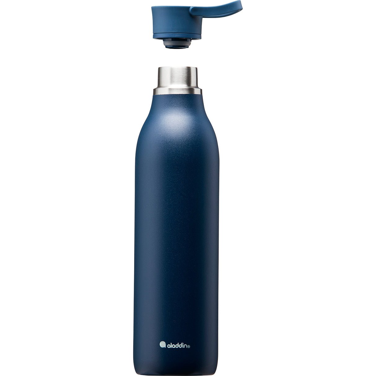 Blaue ALADDIN Isolierflasche CITY LOOP, 600 ml, auslaufsicher und isolierend, für Getränke unterwegs