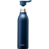 Blaue ALADDIN Isolierflasche CITY LOOP, 600 ml, auslaufsicher und isolierend, für Getränke unterwegs