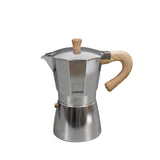 Aluminium Espressokocher von GNALI & ZANI mit Venezianischem Design, für die Zubereitung von Espresso.
