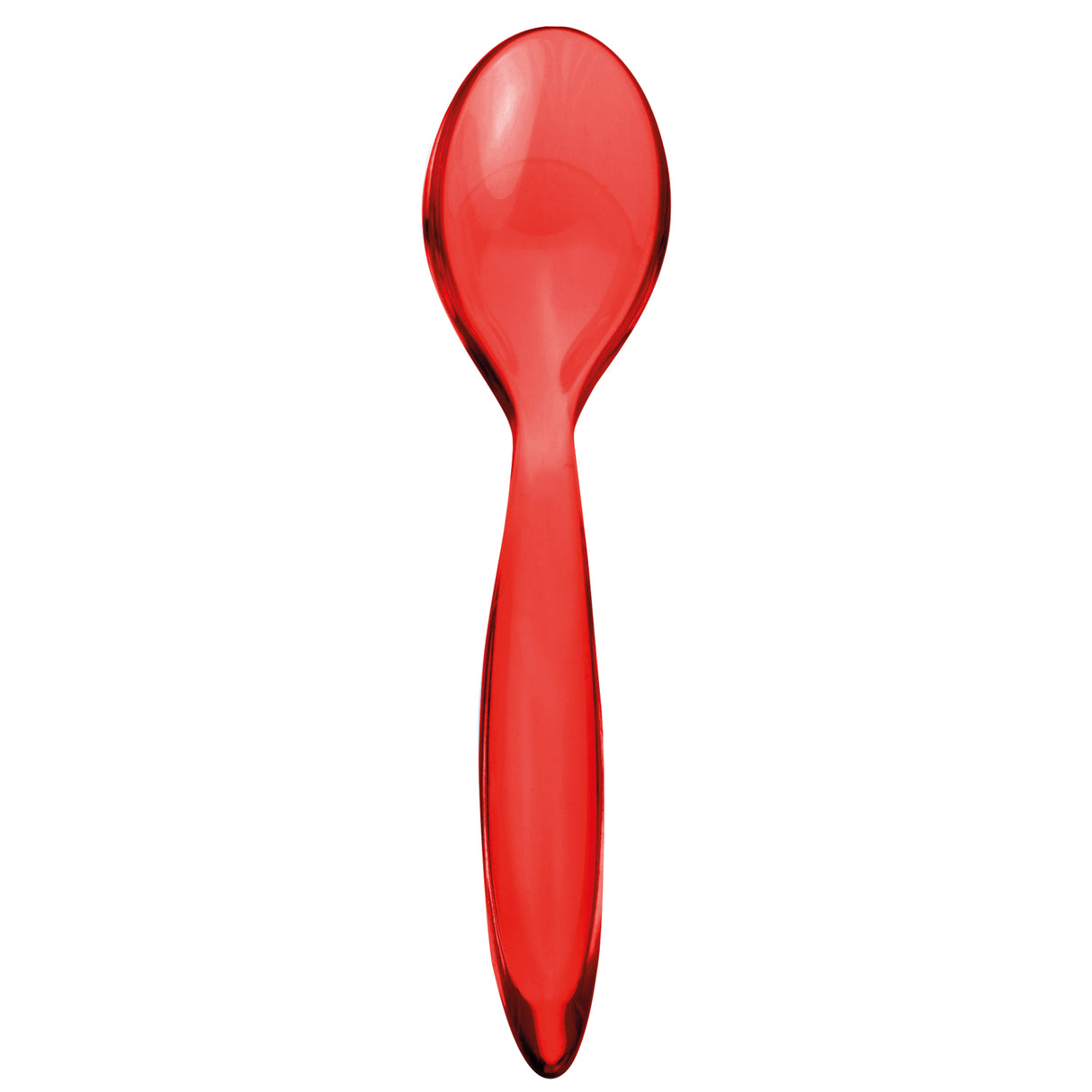 GNALI & ZANI Eierlöffel PICO aus klarem Kunststoff, 12,5 cm, ideal zum Servieren von Eiern, modern und praktisch.