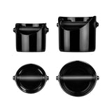 DREAMFARM Kaffeesatz-Behälter aus Kunststoff, ideal zur Aufbewahrung von Kaffeesatz, mit Deckel und praktischem Design