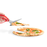 DREAMFARM Pizzaschere SCIZZA mit Edelstahlklinge und ergonomischem Griff, perfekt zum Schneiden von Pizza.