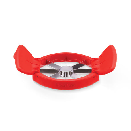 DREAMFARM Apfelschneider FLAPPLE, rot, 12,6 cm, mit scharfen Klingen zum schnellen Apfelschneiden.