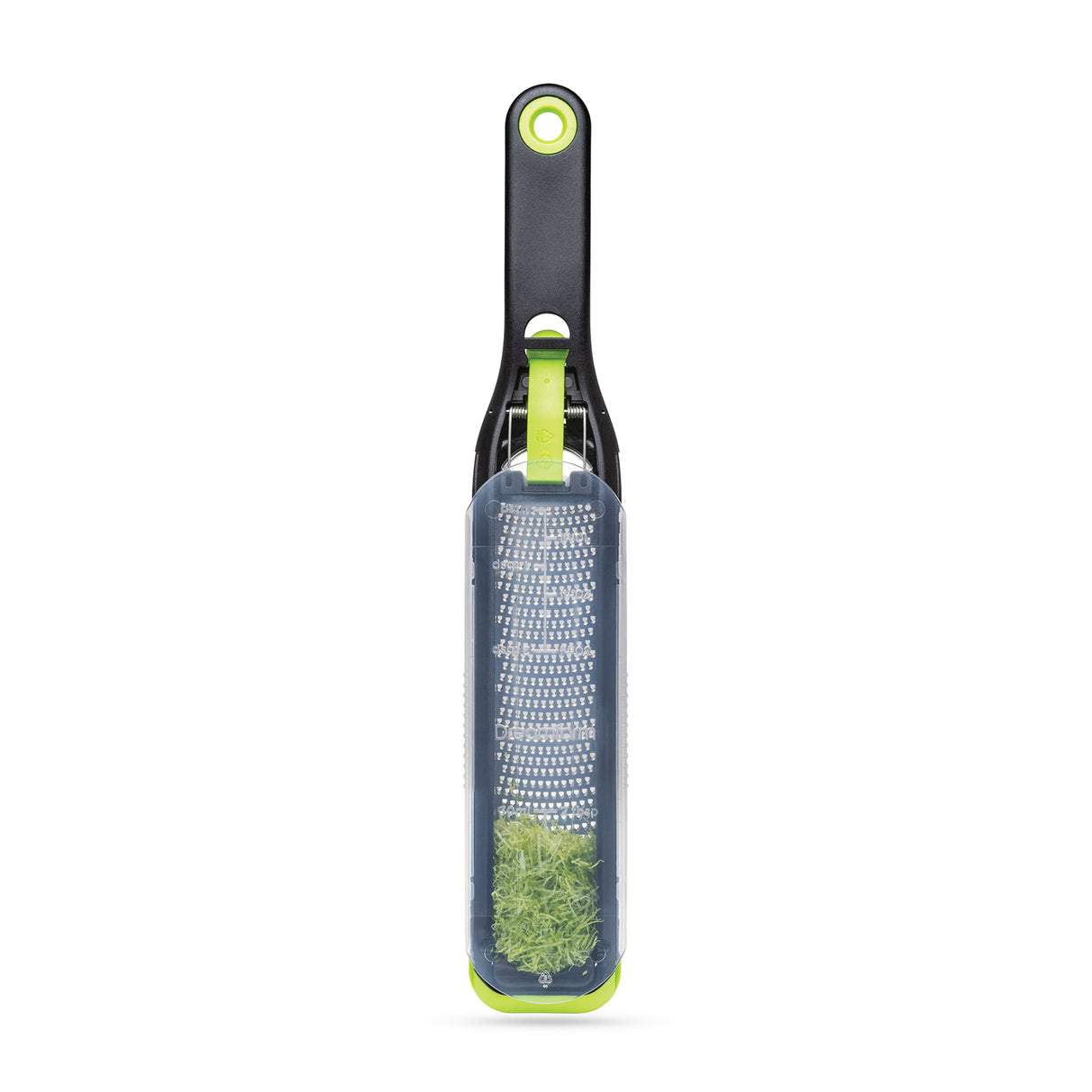 DREAMFARM Küchenreibe fein/konkav, grün, mit ergonomischem Griff, perfekt für feines Reiben in der Küche