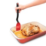 DREAMFARM Kochpinsel BRIZZLE aus Silikon mit Edelstahlgriff zum Kochen und Backen, flexible Bürste für Lebensmittel.