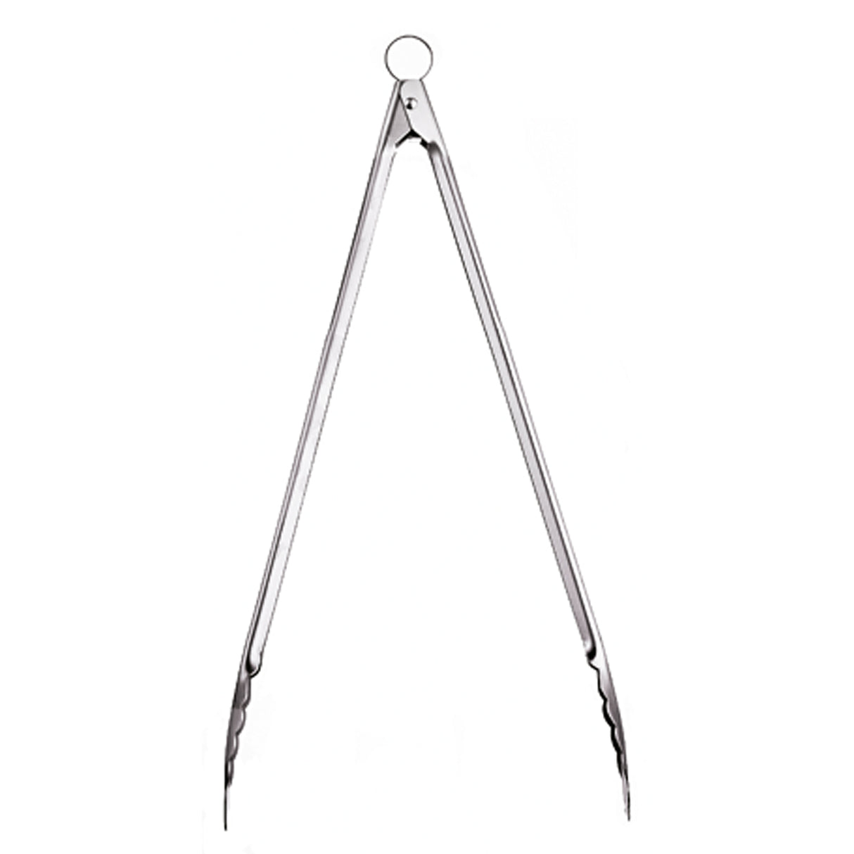Edelstahl-Küchenzange von CUISIPRO, 40 cm lang, mit Edelstahlgriff und praktischer Zangenöffnung für Koch- und Grillarbeiten