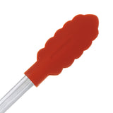 Rote Küchenzange mit Antihaft-Silikonenden, 24 cm lang, von CUISIPRO, ideal zum Wenden und Servieren in der Küche