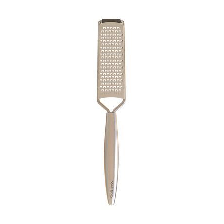 Edelstahl-Mini-Feinreibe von CUISIPRO, 20 cm lang, mit feiner Reibfläche für Küchenarbeiten.