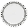 Corelle Speiseteller City Block, 10,25 Zoll, weißer Teller mit modernem urbanem Design, perfekt für Mahlzeiten und Präsentationen