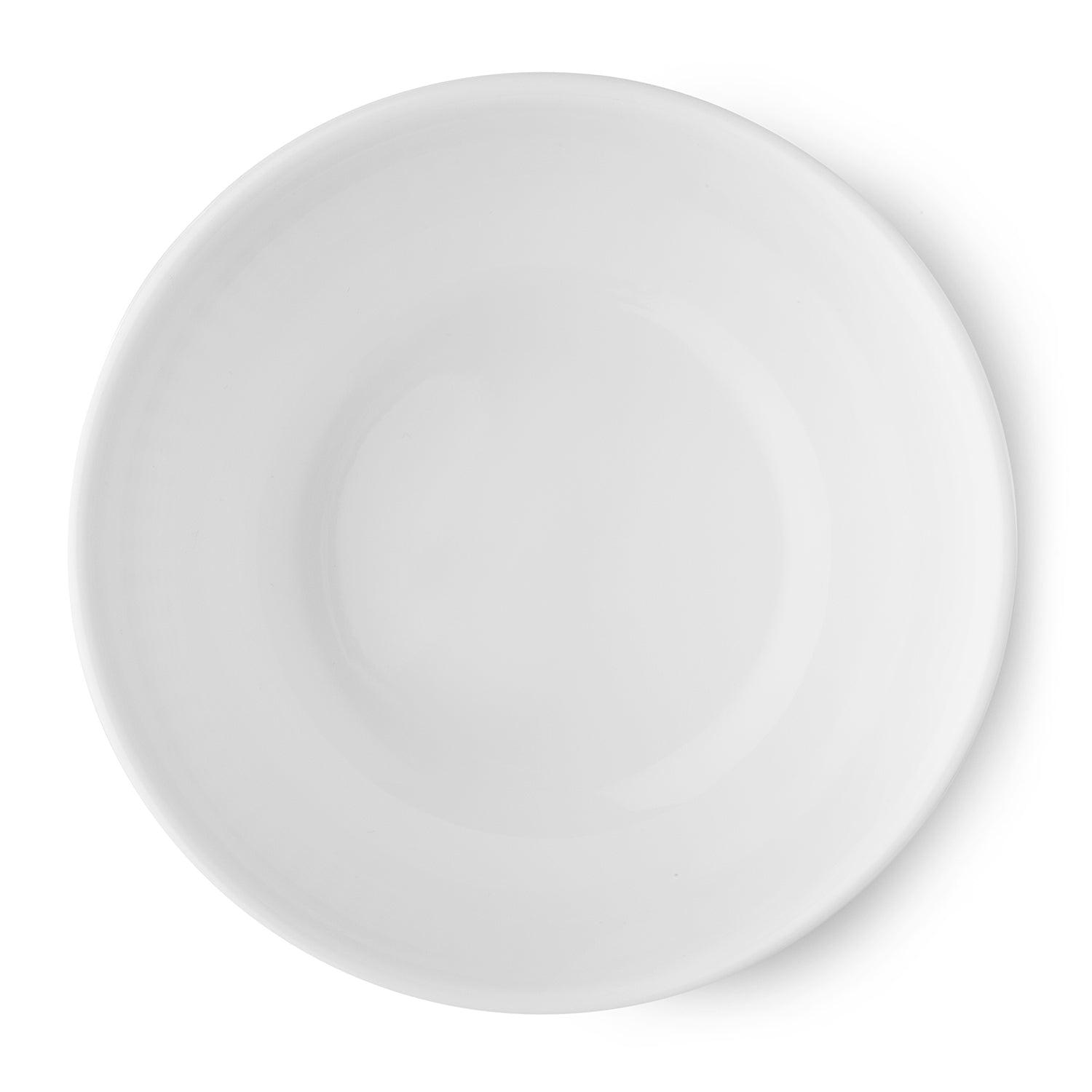 Weiße Müslischale Winter Frost von Corelle mit frostigem Muster, perfekt für Frühstück und Snacks, aus Porzellan gefertigt.